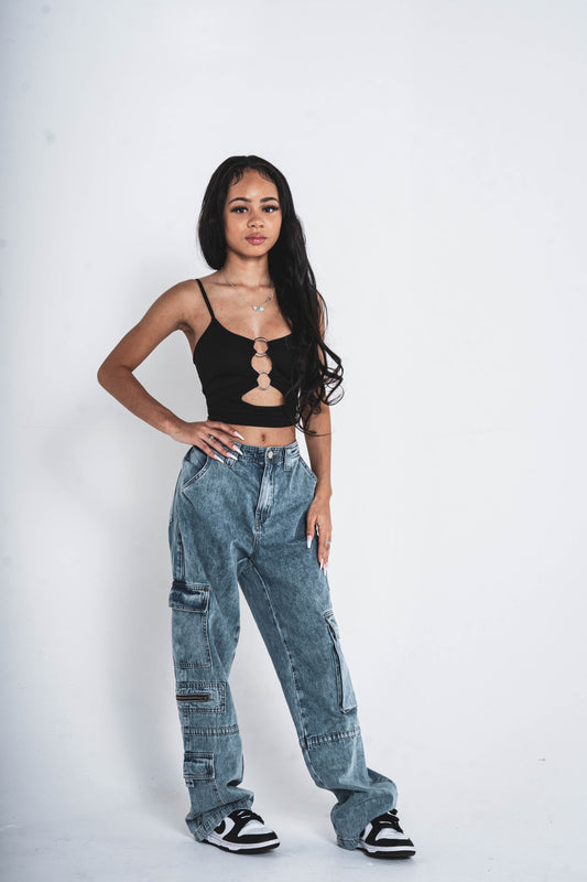 Keyhole Crop Top